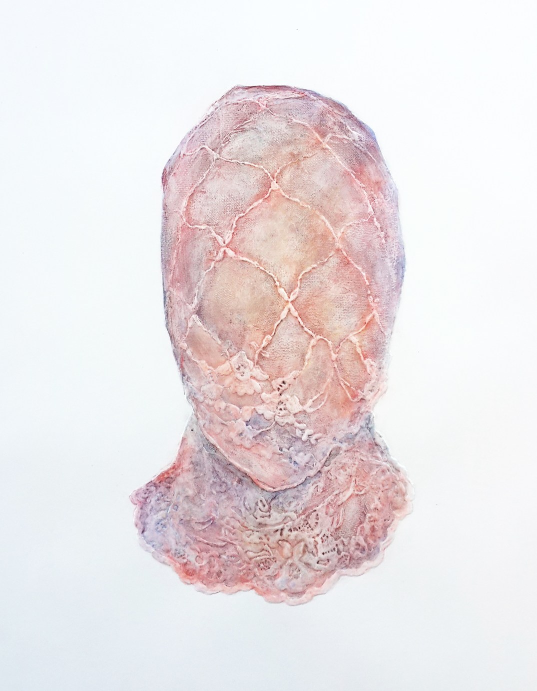 Idle Threat, oil, glue and enamel on board on paper.jpg