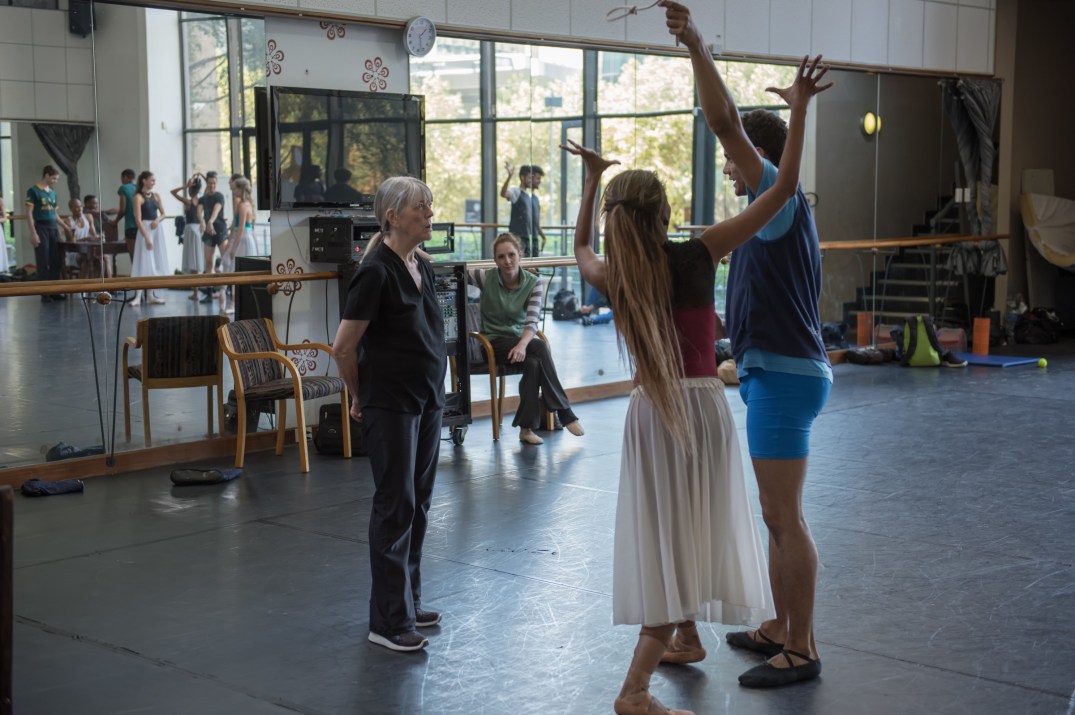 Choreographer Veronica Paeper rehearses Carmen with Monike Cristina & Revil Yon_Photo Lauge Sorensen.jpg